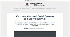 Desktop Screenshot of agressiondefense.fr